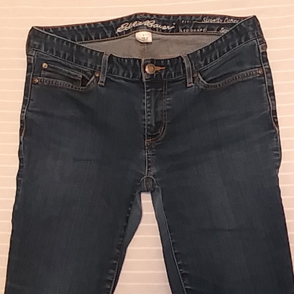 Eddie Bauer Women Skinny Blue Jeans - Picture 2 of 10